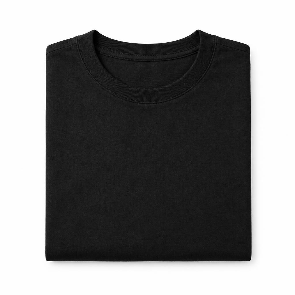 Classic Cotton T-Shirt — Black